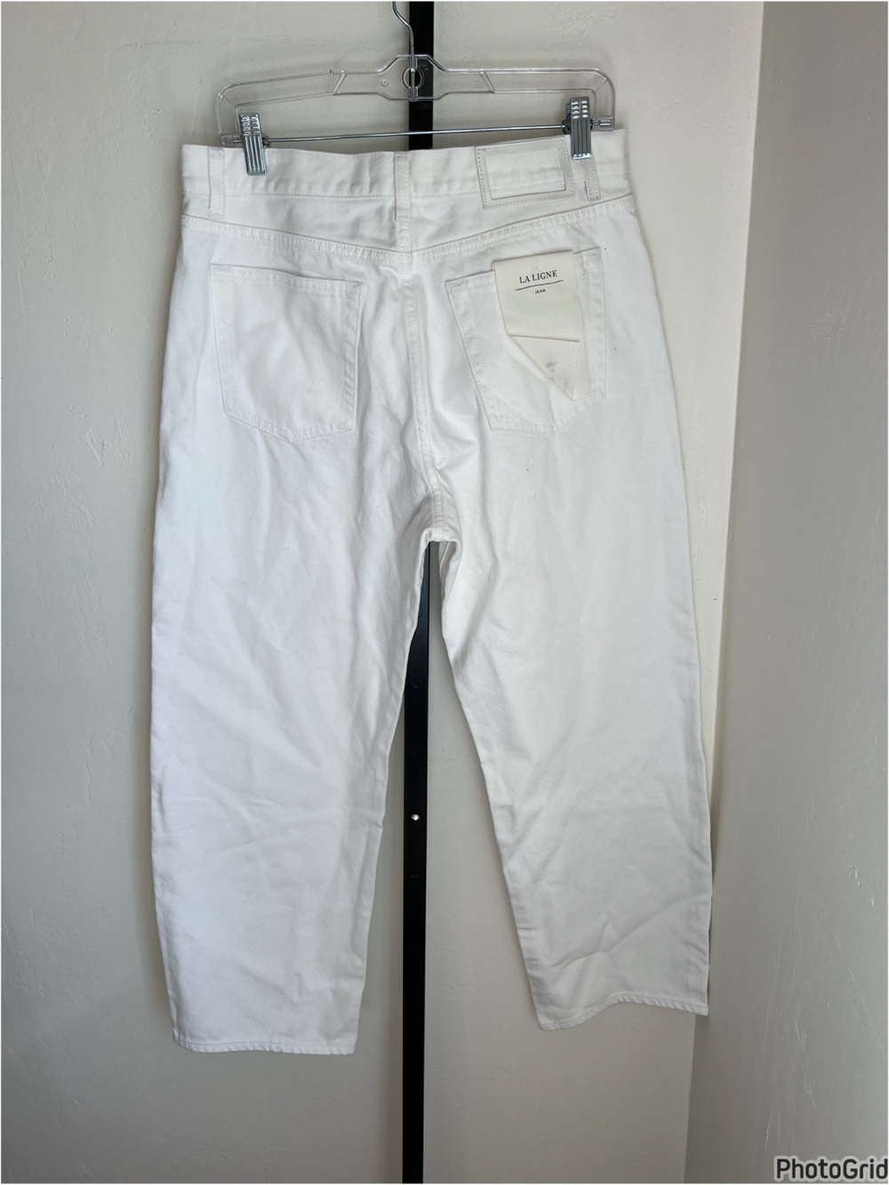 La Ligne The Marilyn Barrel White Jeans 29 - Picture 3 of 5